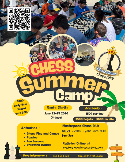 4 Day Masterpiece Chess Camp
