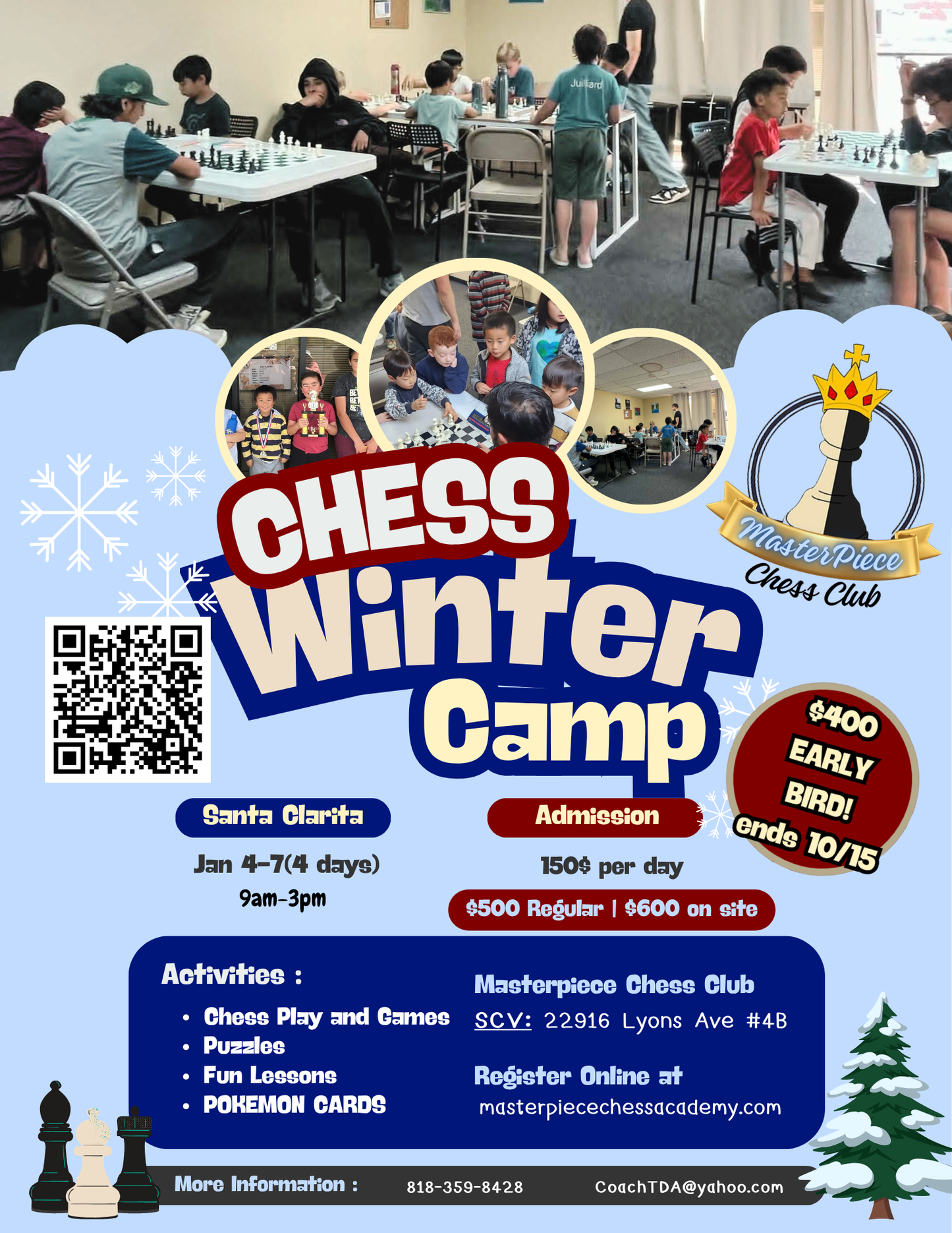 4 Day Masterpiece Chess Camp